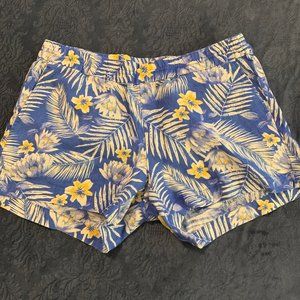 Kut from the Kloth Blue Tropical Shorts